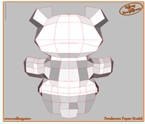 Ndbag Der Boogeyman 3D Papiermodell 4
